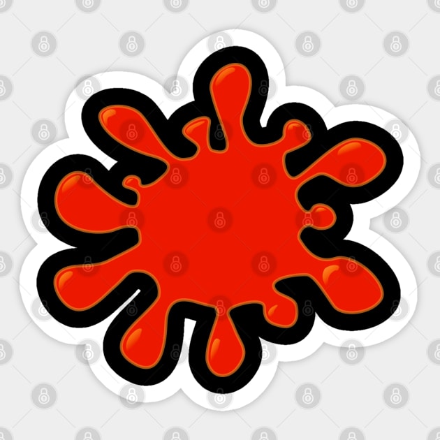 Blood Splash Sticker by holidaystore